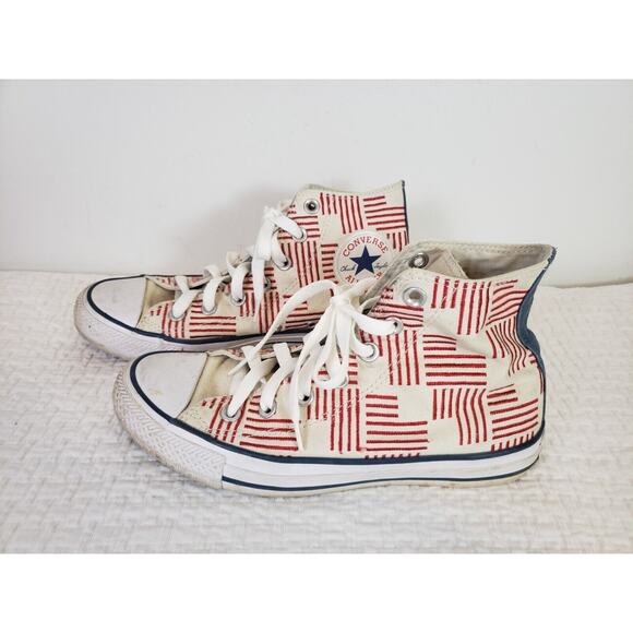 (JL) Y2K Converse Chuck Taylor Unisex Shoes W 7.5 M 5.5 All Star Hi Americana - Picture 2 of 9